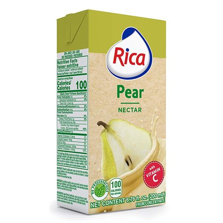 RICA PEAR / PERA 200ML 24PK