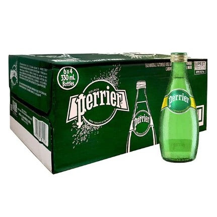 PERRIER SPARKLING WATER 330 ml GLASS 24 pk