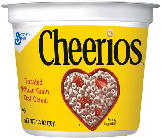 General Mills Cheerios Cereal Cup 1.3 Oz 6/1