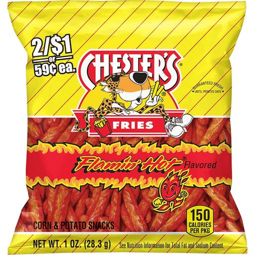 Chester Hot Fries 1 0Z. 50/1