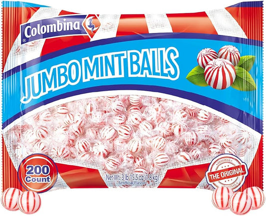 Colombina Jumbo Mint Balls 15.5 Oz 200 PCS