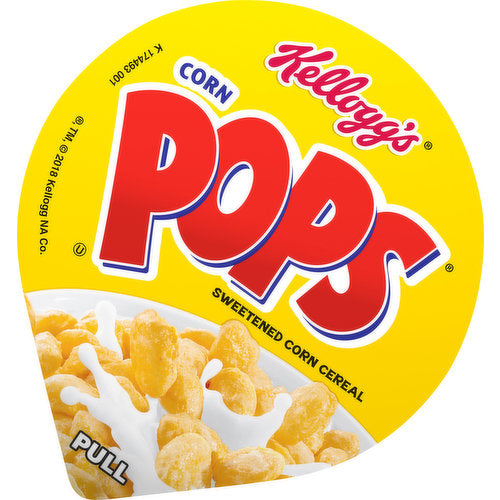 Kelloggs Corn Pops Cereal Cup 1.5 Oz. 6/1