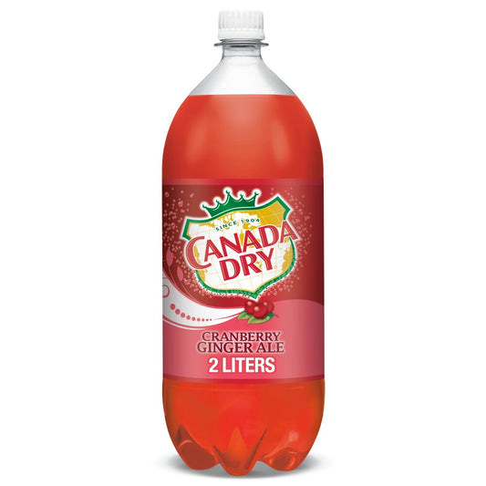 Canada Dry Cranberry Ginger Ale 2 Lt. 8/1