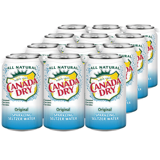 Canada Dry Seltzer Can 120Z 12/1