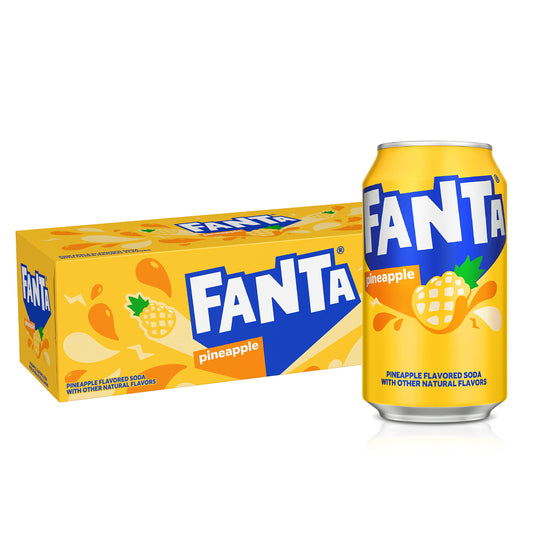 Fanta Pineapple Can 12 0Z. 12/1