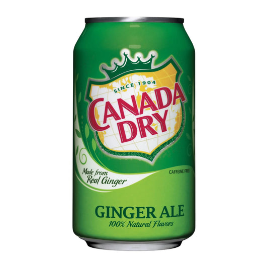 CANADA DRY GINGER ALE 12 oz CAN 24 PK