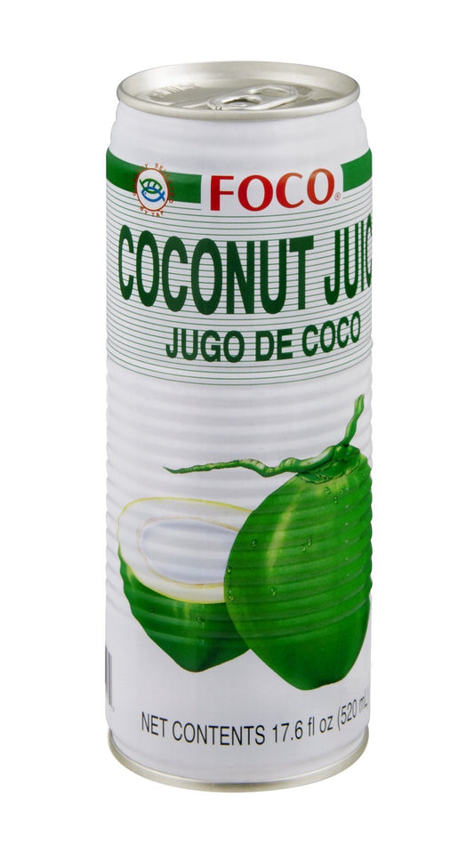 FOCO COCONUT JUICE 17.6 oz 24 pk