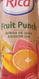 RICA FRUIT PUNCH MEDIANO 17 oz 18/1
