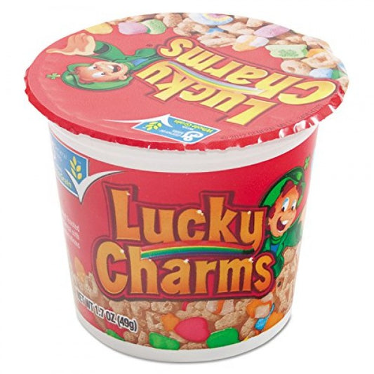 General Mills Lucky Charms Cereal Cup 1.7 Oz. 6/1