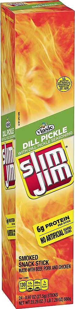 Slim Jim Giant Dill Pickle 0.97 Oz. 24/1
