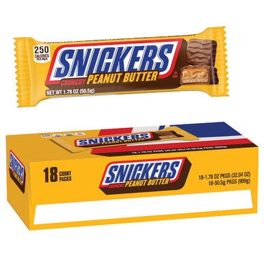 Snickers Crunchy Peanut Butter 1.78 Oz. 18/1