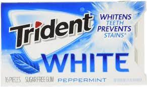 Trident White Peppermint 16Pcs 9PK