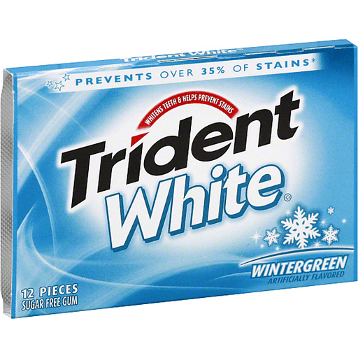 Trident White Wintergreen 16 Pcs 9 PK