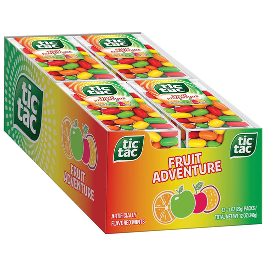 Tic Tac Fruit Adventure 1 Oz. 12/1