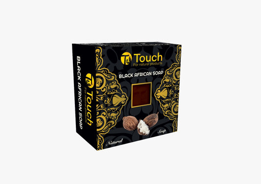Touch Black African Soap 12 Pcs 10/1