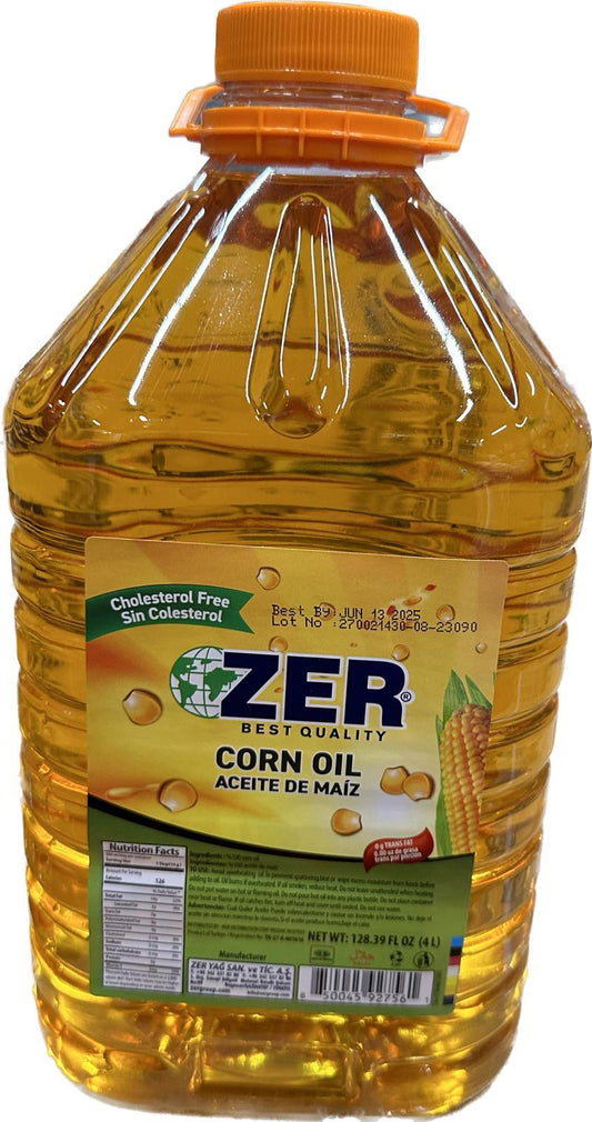 Zer Corn Oil Demijohn 4 Lt 4pk