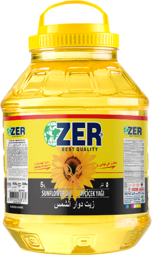 Zer Sunflower Oil Demijohn 5 Lt 4pk