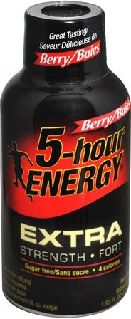 5 HOUR EXTRA ENERGY BLACK 12 PK