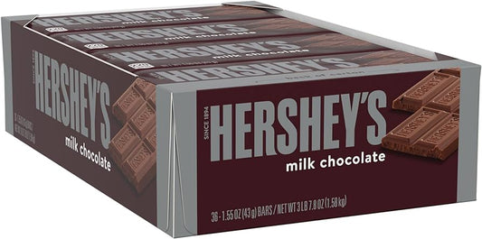 HERSHEYS MILK CHOCOLATE 36 CT